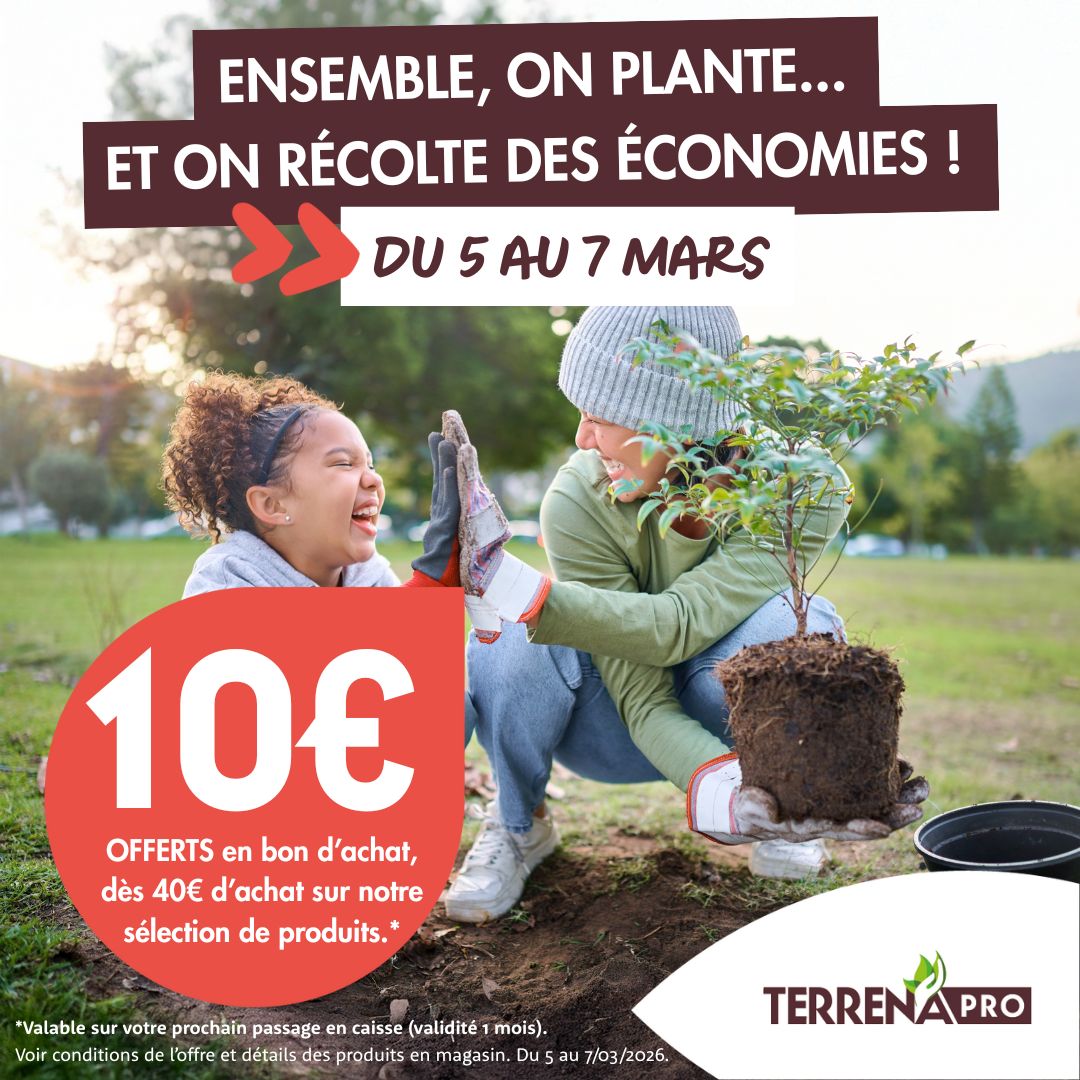 Lire la suite à propos de l’article Du 5 au 7 mars : 10€ offerts en bon d&rsquo;achat !