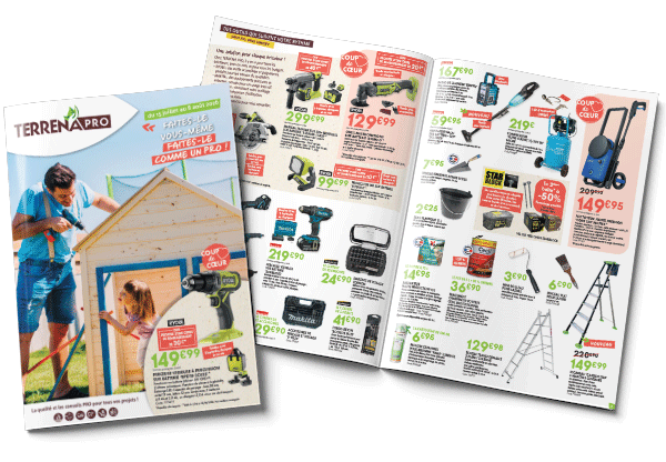 Catalogue promos bricolage matériaux Terrena Pro été 2026